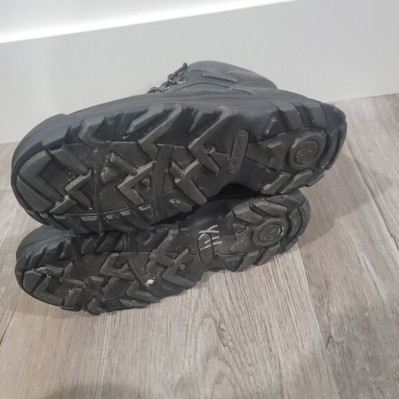 Timberland Boys Field Boot Blue Kids Size 4.5 Lace Up Work Boots - Picture 5 of 8